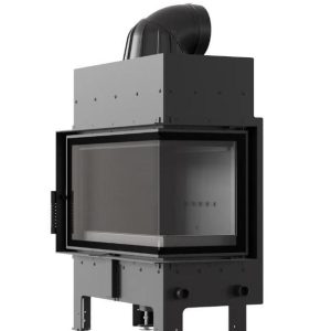 Kominek powietrzny stalowy FLOKI M prawy 10 kW Ø 200 - czarne wyłożenie FLOKI M PRAWY BLACK 4 300x300 - Kominek powietrzny stalowy FLOKI M prawy 10 kW Ø 200 - czarne wyłożenie